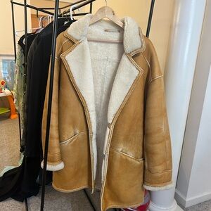 Men’s shearling coat